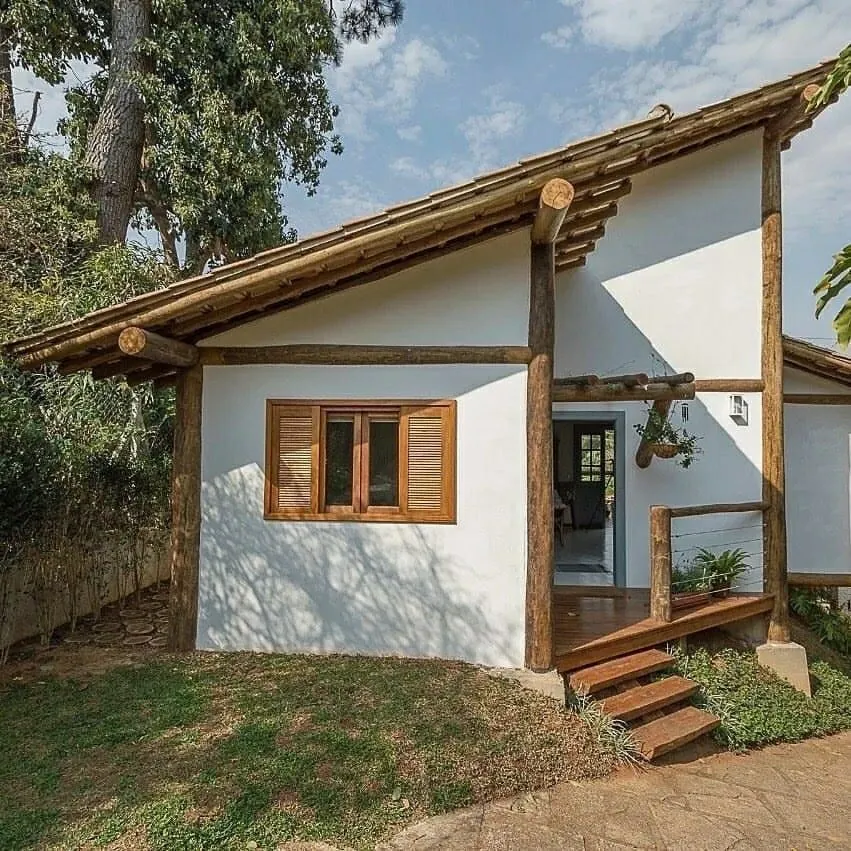 Casa construída com o método Mãos à Obra