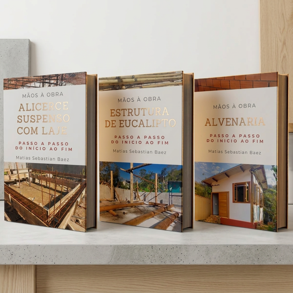 Coleção completa Mãos à Obra com os três e-books